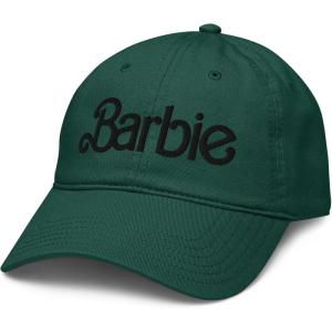 imageBarbie Black Logo Adjustable Baseball HatDark Green