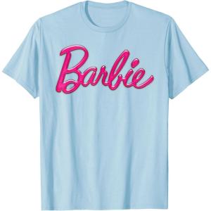 imageBarbie Classic Logo TShirtBaby Blue