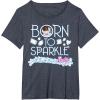 imageBarbie  Born to Sparkle TShirtHeather Blue