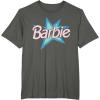 imageBarbie  Pink Logo Star TShirtAsphalt Grey