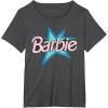 imageBarbie  Pink Logo Star TShirtDark Heather Grey