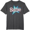 imageBarbie  Pink Logo Star TShirtDark Heather Grey