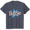 imageBarbie  Pink Logo Star TShirtHeather Blue