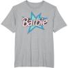 imageBarbie  Pink Logo Star TShirtHeather Grey