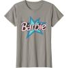 imageBarbie  Pink Logo Star TShirtSlate Grey