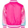 imageBarbie Girls Varsity Bomber Jacket Little Kid to Big Kid Sizes 41416Bright Pink  Glitter