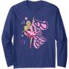 imageBarbie  Barbie Ballerina  Ballet All Day Long Sleeve TShirtNavy Blue