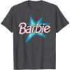 imageBarbie  Pink Logo Star TShirtDark Heather Grey
