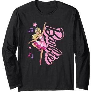 imageBarbie  Barbie Ballerina  Ballet All Day Long Sleeve TShirtBlack