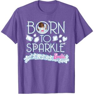 imageBarbie  Born to Sparkle TShirtPurple Heather