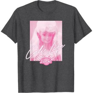 imageBarbie  Pink Cali Life TShirtDark Heather Grey