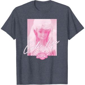 imageBarbie  Pink Cali Life TShirtHeather Blue