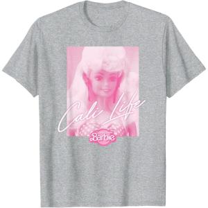 imageBarbie  Pink Cali Life TShirtHeather Grey