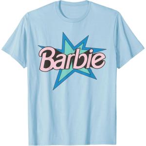 imageBarbie  Pink Logo Star TShirtBaby Blue