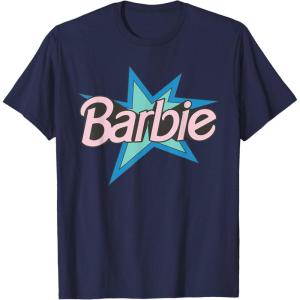 imageBarbie  Pink Logo Star TShirtNavy Blue