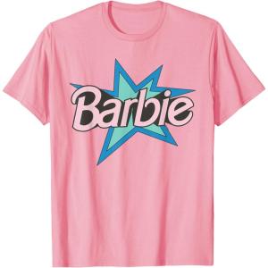 imageBarbie  Pink Logo Star TShirtPink