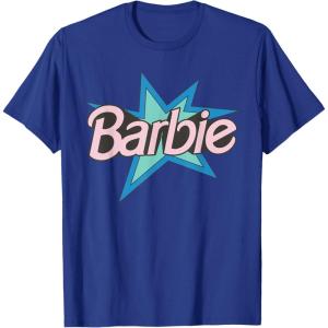 imageBarbie  Pink Logo Star TShirtRoyal Blue