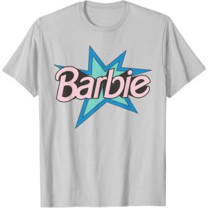 imageBarbie  Pink Logo Star TShirtSilver Grey