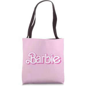 imageBarbie Logo Bright White Tote Bag