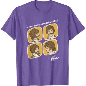 imageKen  Stylish and Stashed Since 1961 TShirtPurple Heather