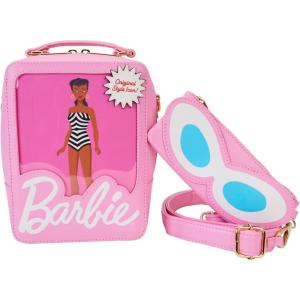 imageLoungefly Barbie 65th Anniversary Barbie Crossbody Purse Amazon Exclusive