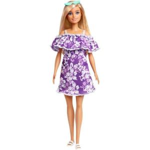 imageBarbie Loves The Ocean BeachThemed Doll 115inch Blonde Made from Recycled Plastics Wearing Fashion ampamp Accessories Gift for 3 to 7 Year OldsMulticolor