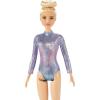 imageBarbie Careers Fashion Doll ampamp Accessories Rhythmic Gymnast with Blonde Hair ampamp Brown Eyes Wearing Shimmery Leotard with Baton ampamp Ribbon