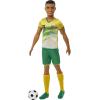 imageBarbie Careers Ken Fashion Doll ampamp Accessory Soccer Player with Cropped Hair 10 Uniform Tall Socks Cleats ampamp BallMulticolor