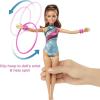 imageBarbie Gymnast Playset Spin n Twirl Teresa Doll Flips ampamp Spins Hoops Pet Has Bouncing Trampoline ampamp Waves Ribbons Themed Acccessories