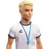 imageBarbie Ken Lifeguard Doll with Life Buoy Whistle and Blonde Hair Wearing TShirt Red Swim Trunks and FlipFlops Gift for 3 to 7 Year Old