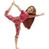 imageBarbie Made to Move Doll Curvy with 22 Flexible Joints ampamp Long Straight Red Hair Wearing Athleisurewear for Kids 3 to 7 Years OldMulticolor