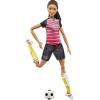 imageBarbie Made to Move Posable Soccer Player DollBrowna