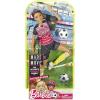 imageBarbie Made to Move Posable Soccer Player DollBrowna