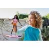 imageBarbie Olympic Games Tokyo 2020 Surfer Doll with Surf Uniform Tokyo 2020 Jacket Medal Tokyo 2020 Surfboard with Fins for Ages 3 and Up