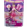imageBarbie Winter Sports Ice Skater Brunette Doll 12 Inches with Pink Dress Jacket Rose Bouquet ampamp Trophy Great Gift for Ages 3 and UpMulti