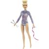 imageBarbie Careers Fashion Doll ampamp Accessories Rhythmic Gymnast with Blonde Hair ampamp Brown Eyes Wearing Shimmery Leotard with Baton ampamp Ribbon