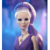 imageBarbie Crystal Fantasy Collection Amethyst Doll 13in Platinum Hair with Genuine Amethyst Stone Necklace Wearing Gown and Accessories Gift for CollectorsPurple