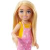 imageBarbie Doll ampamp Accessories It Takes Two Camping Playset with Owl Sleeping Bag ampamp Accessories Blonde Chelsea Small Doll