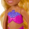 imageBarbie Dreamtopia Chelsea Mermaid Small Doll with Midnight Blue Hair ampamp Ombre Tail Tiara Accessory Doll Bends at WaistBlonde Mermaid