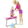 imageBarbie Gymnastics Coach Dolls ampamp Playset with Coach Doll Student Small Doll ampamp Balance Beam with Clip ampamp Sliding Mechanism