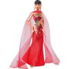 imageBarbie Inspiring Women Doll Anna May Wong Collectible Dressed in Red Gown with Golden Dragon DesignRed