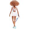 imageBarbie Inspiring Women Series Billie Jean King Collectible Doll Approx 12in Wearing Tennis Dress and Accessories with Doll Stand and Certificate of AuthenticityMulticolor