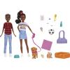 imageBarbie It Takes Two Doll ampamp Accessories Twins Playset with Brother ampamp Sister Dolls 3 Pet Puppies ampamp 10 Accessories