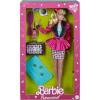 imageBarbie Rewind 80s Edition Career Girl Doll 115in Blonde Wearing Blazer Houndstooth Skirt ampamp Accessories with Cassette Tape Doll Stand Gift for Collectors