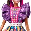 imageBarbie Signature Doll 2022 Dia De Muertos Collectible Traditional Ruffled Dress with Flower Crown ampamp Calavera Face Paint