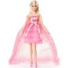 imageBarbie Birthday Wishes Doll with Blonde Hair and Pink Satin and Tulle Dress Special Occasion Toys and Collectibles