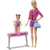 imageBarbie Gymnastics Coach Dolls ampamp Playset with Coach Doll Student Small Doll ampamp Balance Beam with Clip ampamp Sliding Mechanism