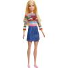 imageBarbie It Takes Two Doll Malibu Fashion Doll with Blonde Hair Rainbow Shirt Denim Skirt ampamp Pink ShoesMulicolor