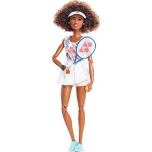 imageBarbie Inspiring Women Series Billie Jean King Collectible Doll Approx 12in Wearing Tennis Dress and Accessories with Doll Stand and Certificate of AuthenticityMulticolor