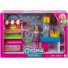 imageBarbie Chelsea Can Be Doll ampamp Snack Stand Playset with 15 Accessories Including Snack Stand Register ampamp Shopping Basket Blond Doll